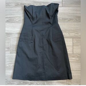 Tahari Black Elegant Strapless Dress Size 8